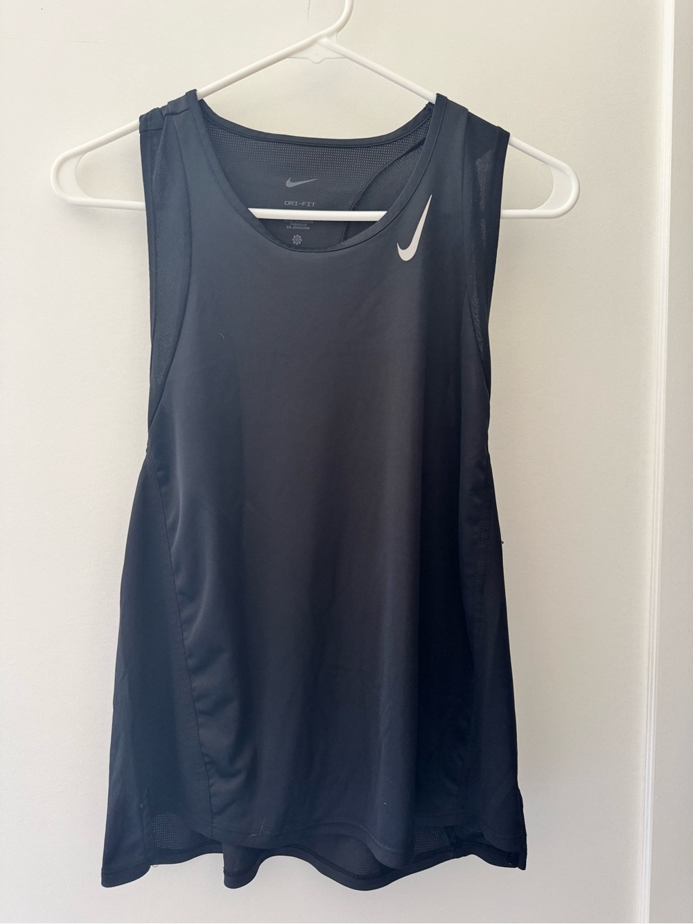 Nike Black Women's Performance Dri-FIT Running Singlet